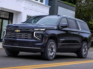 🔹 Chevrolet Suburban Black Elegance — Luxury, Space, and Sophistication Combined